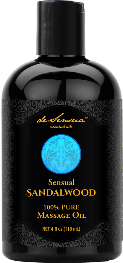 Sensual Massage Oil Infused with Sandalwood Essential Oils by deSensua