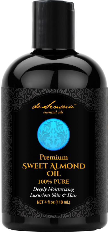 ALMOND OIL, Sweet - Secret All-Natural Weapon Against Wrinkles, Fine Lines, Chapped Lips, Split Ends, Dark Circles, Stretch Marks and Stress Phew, What a Wonder Oil!