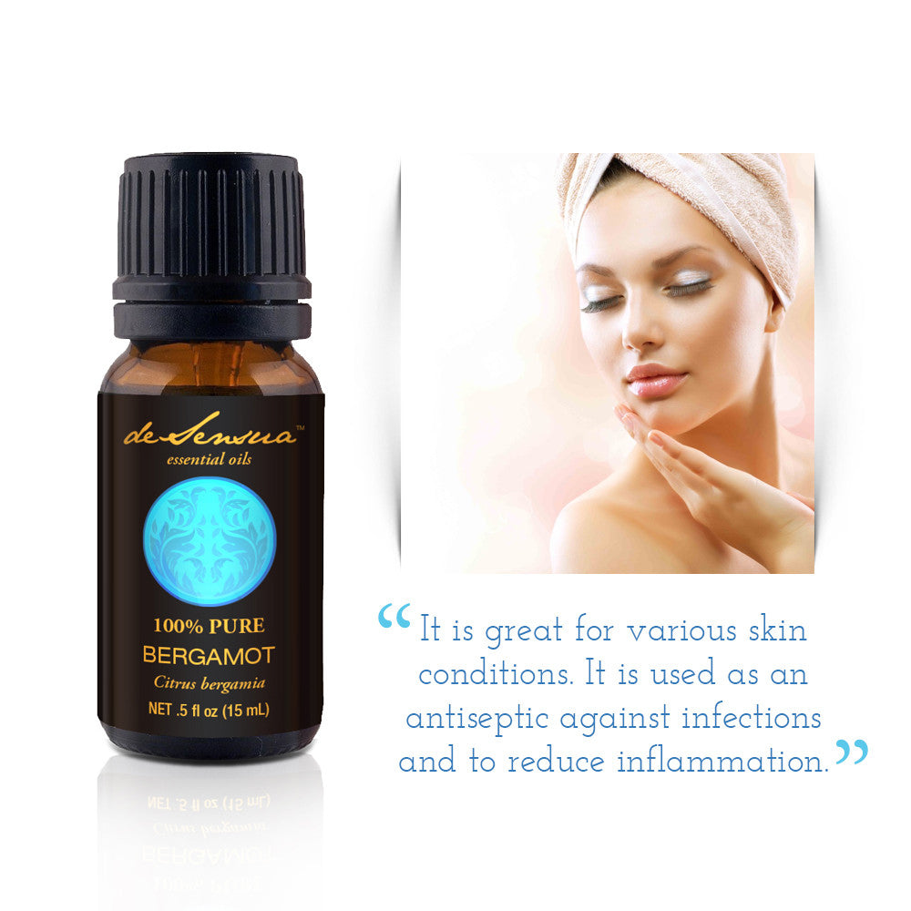 Bergamot Pure Essential Oil for Skin Beauty & Purifying - deSensua