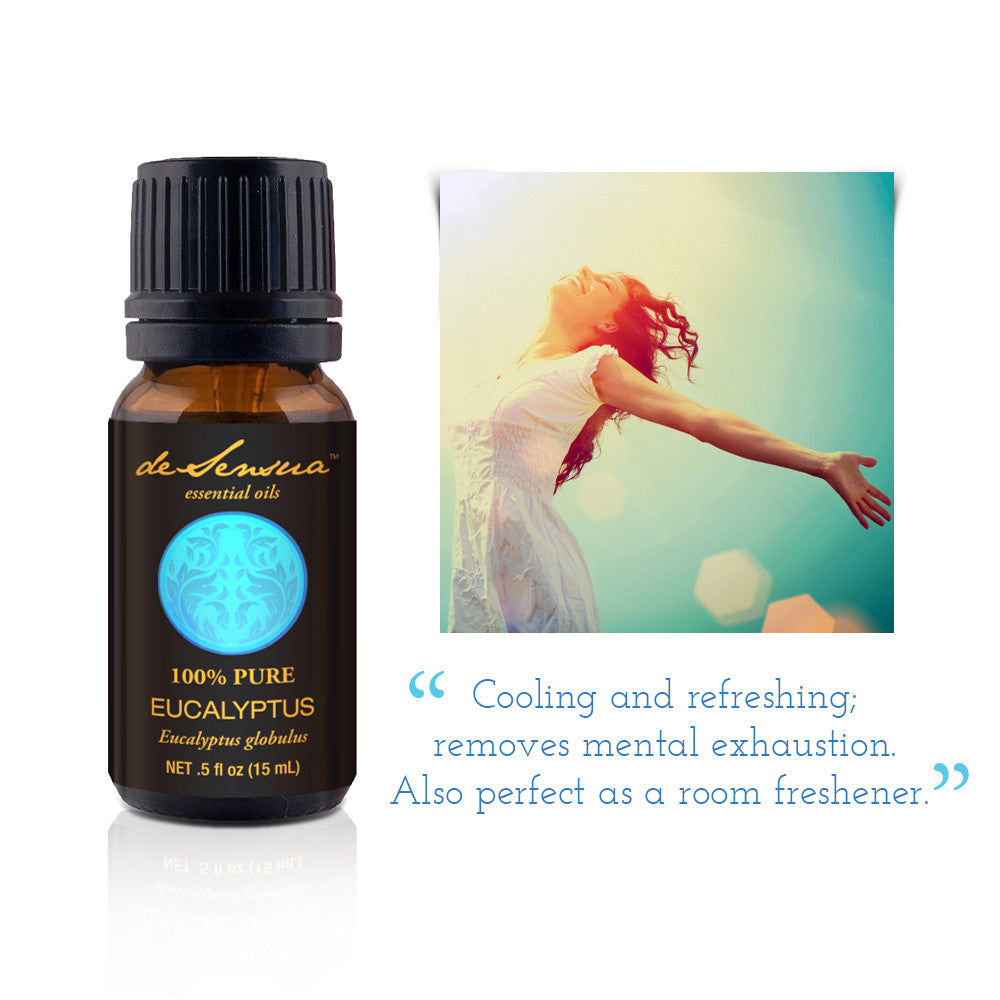 Eucalyptus Pure Essential Oil Purifier, Sore Muscle Relief - deSensua