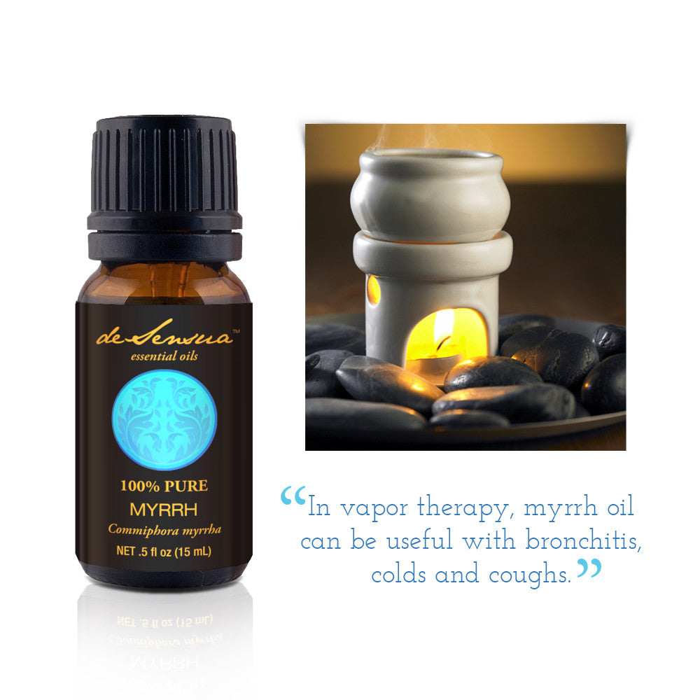 FRANKINCENSE AND MYRRH ESSENTIAL OIL GIFT SET - A Stylish Gift of Real Substance, with these Oils of 100% Proven Purity