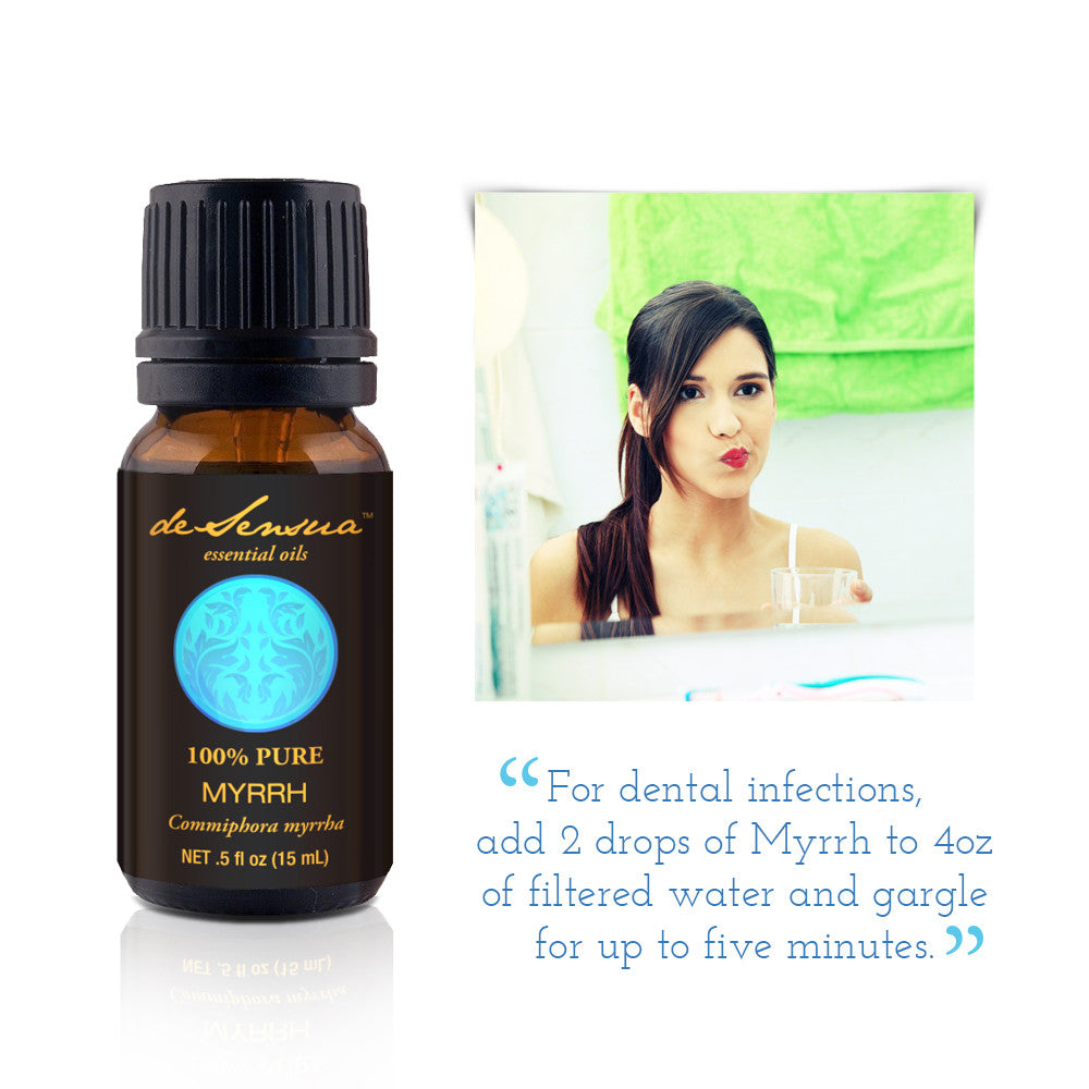 FRANKINCENSE AND MYRRH ESSENTIAL OIL GIFT SET - A Stylish Gift of Real Substance, with these Oils of 100% Proven Purity