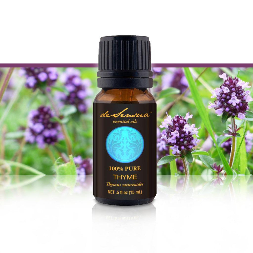 Pure Thyme Essential Oil for Skin Cleansing, Aroma - deSensua