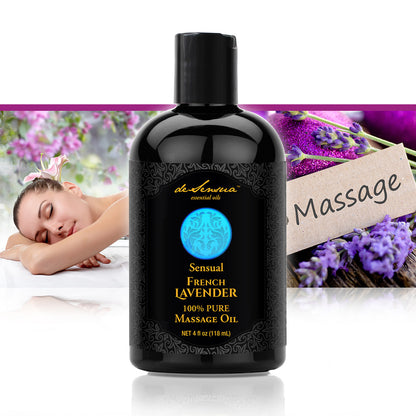 Sensual Massage Oil infused with Lavender Essential Oil by deSensua