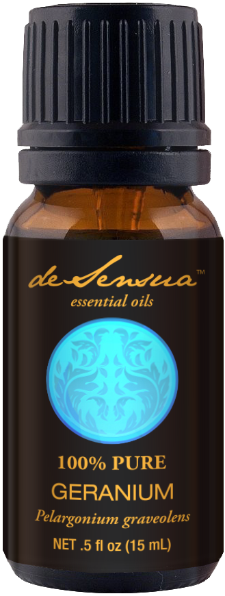 GERANIUM ESSENTIAL OIL - of 100% Proven Purity - Most Popular for Promoting Calmness and Clear Healthy Skin