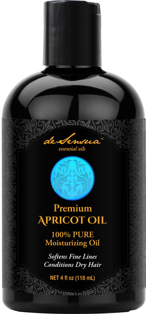 APRICOT OIL  – Soften Fine Lines, Condition Dry Hair and Soothe Irritated Skin. Rich in Essential Poly-Unsaturated Fatty Acids, with a Delicate Texture