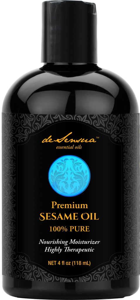 SESAME OIL  – The Queen of the Oils! Has Vitamin E, Antioxidants, Linoleic Acids and More... Instantly Seals in Moisture for Lustrous Hair and Glowing Skin