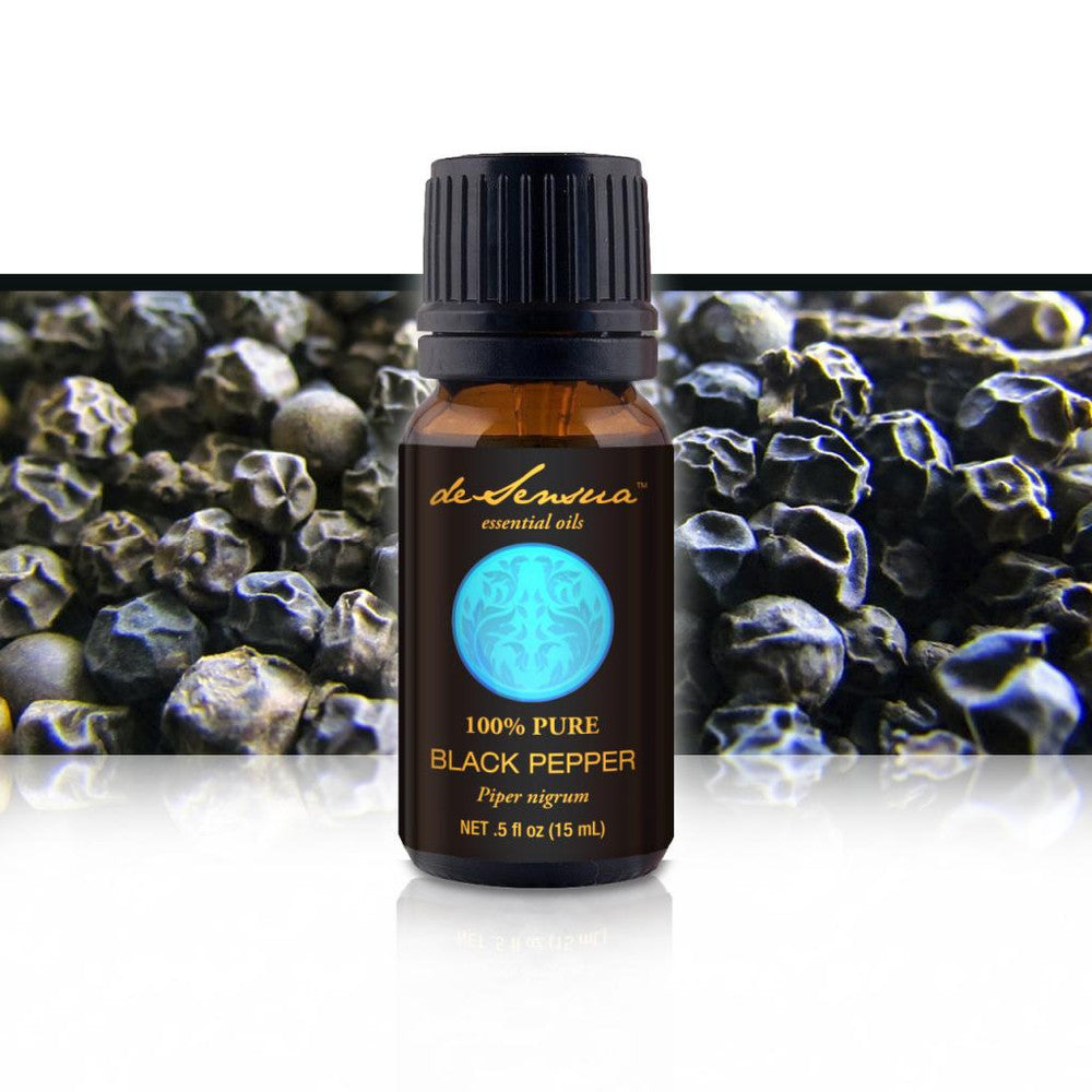 BLACK PEPPER ESSENTIAL OIL - of 100% Proven Purity - Most Popular for Cramps, Nausea and Gas