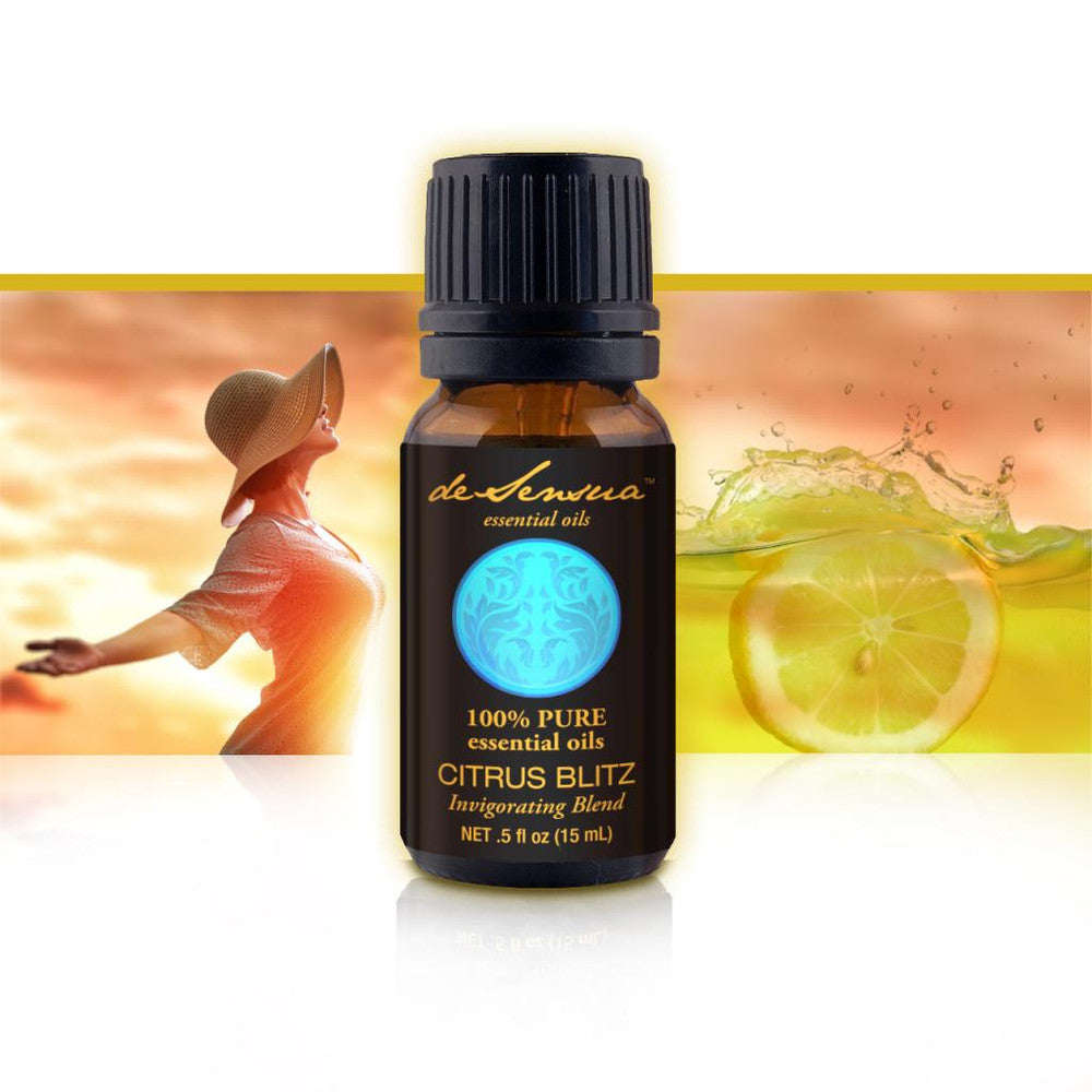 CITRUS BLITZ, Invigorating Blend – Uplifting Feeling of Joy and Wellbeing, Relaxes and Reduces Anxiety. Warning, May Cause Excessive Smiling