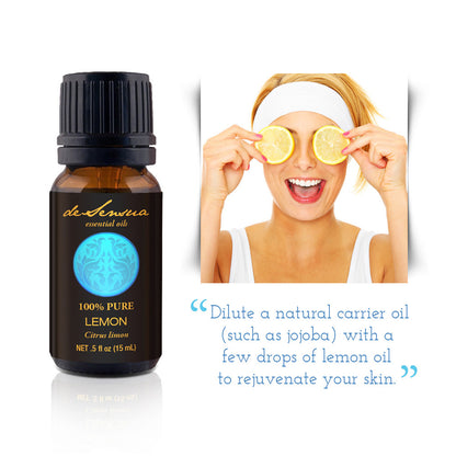 Pure Lemon Essential Oil for Skin Cleansing, Lightening - deSensua