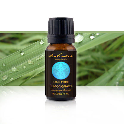 Lemongrass Pure Essential Oil - Sore Muscles, Cramps - deSensua