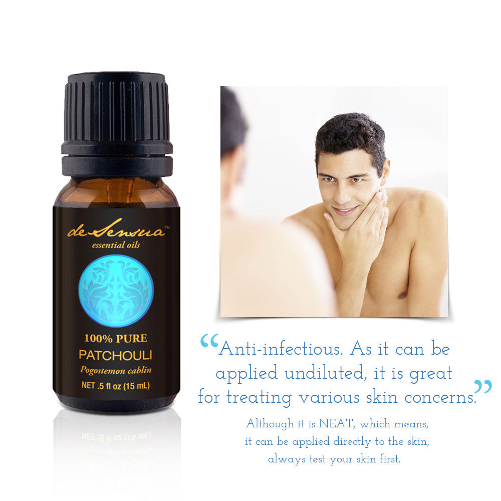 Pure Patchouli Essential Oil - Stress Relief, Relaxation - deSensua
