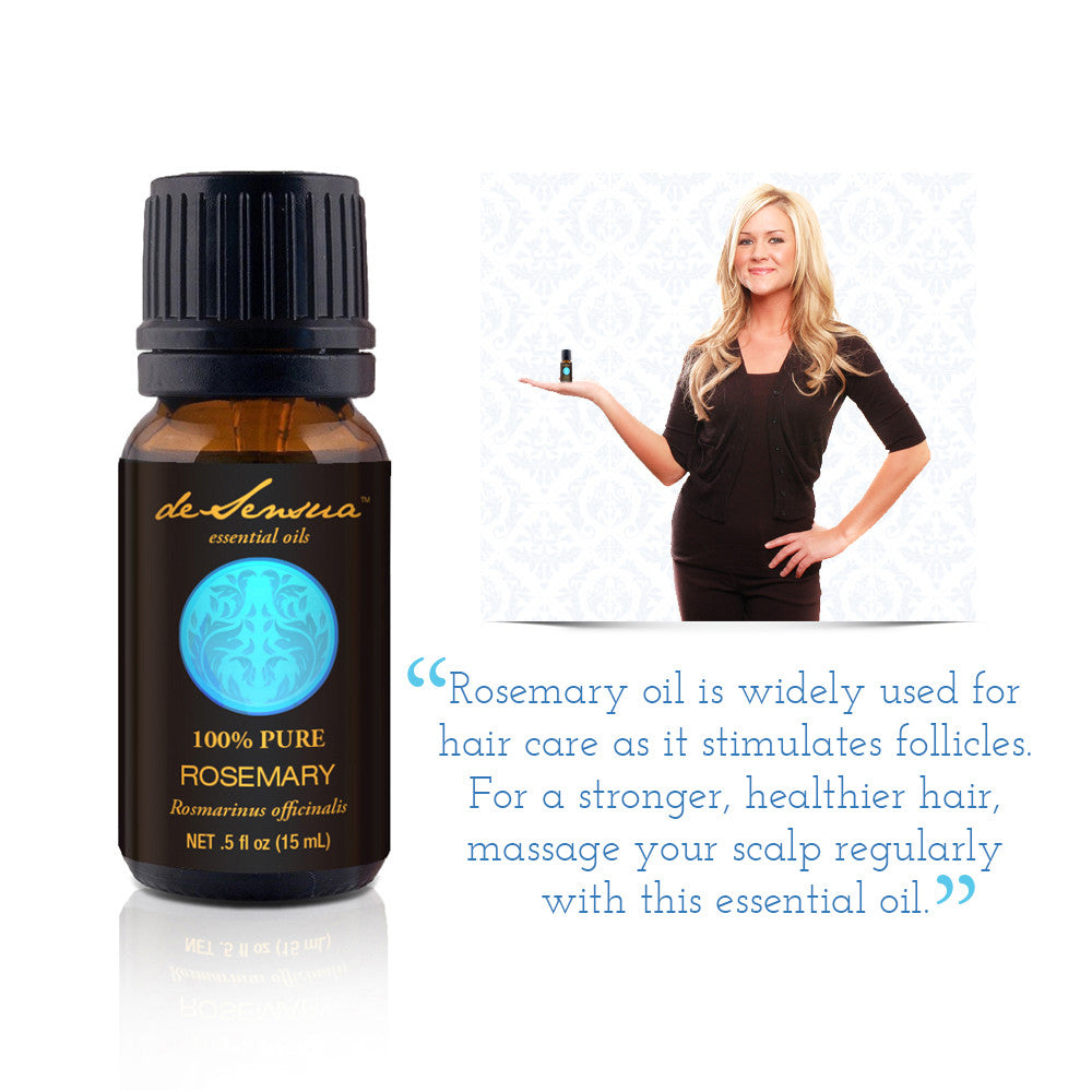 Pure Rosemary Essential Oil for Skin, Acne, Scar Care - deSensua
