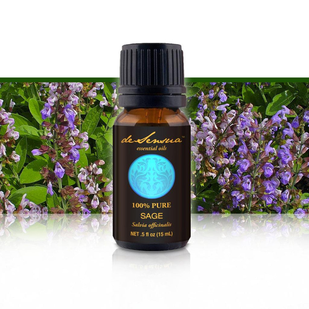 SAGE ESSENTIAL OIL - of 100% Proven Purity - Most Popular for Helping PMS and Menstrual Cycle