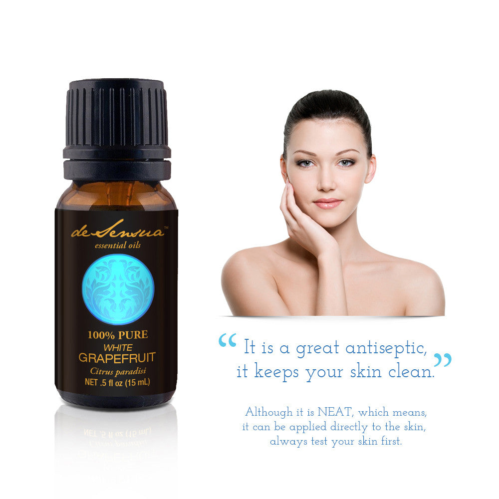 Pure Grapefruit Essential Oil for Skin, Stress Relief - deSensua