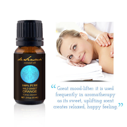 Sweet Orange Pure Essential Oil - Calm, Immune Support - deSensua