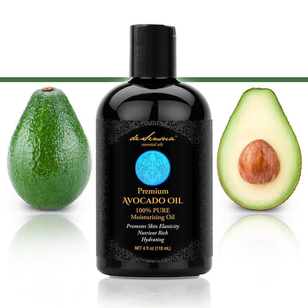 AVOCADO OIL  –  All-Natural Oil Rich in Nutrients and Vitamins. Ideal for Moisturizing, Enriching and Softening Dry Skin, while Reducing Wrinkles!